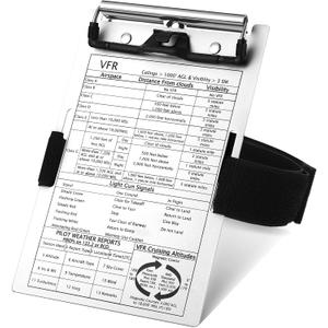 Eaasty 1 Set Pilot Kneeboard,Vfr Aviation Kneeboard,Aluminum Pilot Writing Board Notepad Clipboard with Pen Holder Knee Boards with Elastic Strap for Flying Writing Accessories Gifts