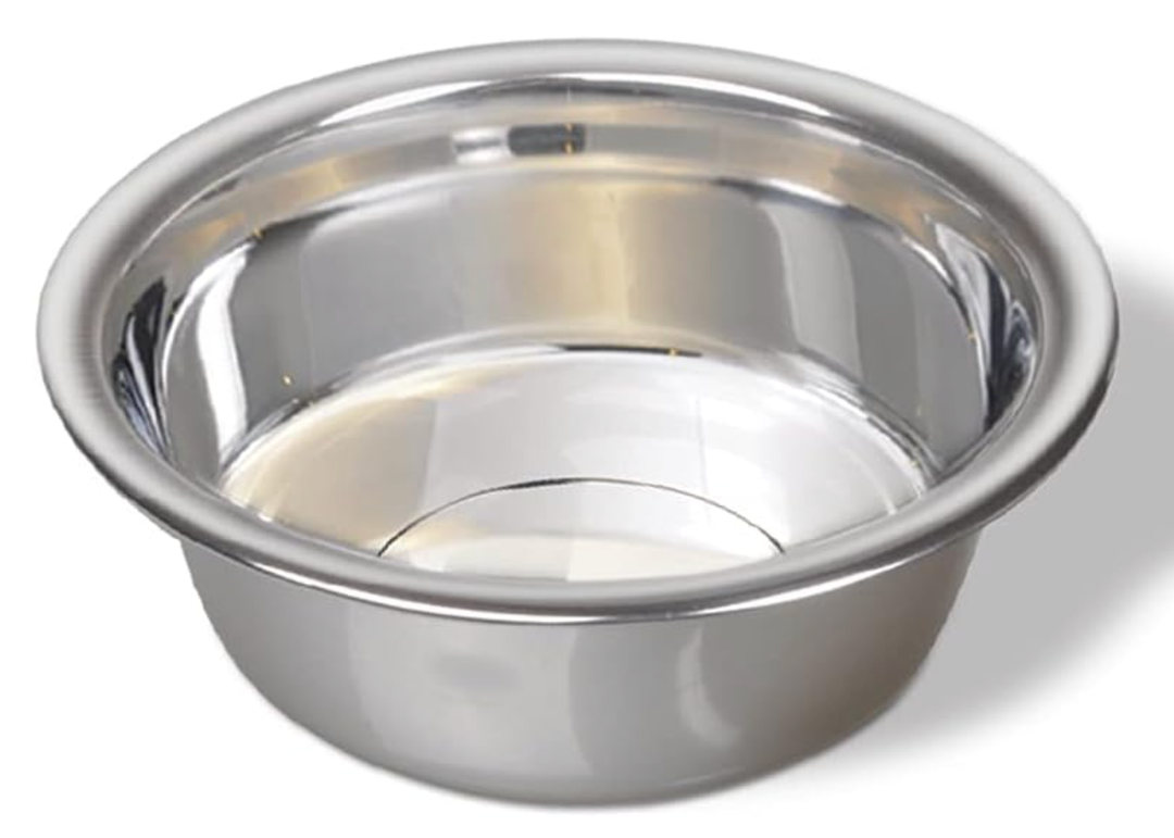 Van Ness Pets Small Lightweight Stainless Steel Dog Bowl, 16 OZ Food And Water Dish