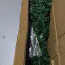 5Ft Pre-Lit Fiber Optic PVC Christmas Tree Metal Holiday