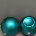 Teal 6.0" Christmas Balls - Extra Large Christmas Tree Decorations Shiny Shatterproof Balls Hanging Ornaments for Wedding Birthday Holiday Decorations Set of 2pcs