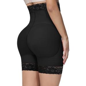 SHAPSHE Butt Lifting Shapewear Tummy Control Shorts Fajas Colombianas Shapewear Shorts Compression Underwear Women (X-Small, Black)