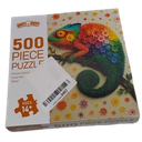Bits and Pieces – Jigsaw Puzzle for Adults – Lizards Collage - Colorful Reptiles Jigsaw Puzzle by Tim Jeffs (500 Piece Puzzle)