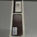 Rustic Toilet Paper Holder Wall Mount - 6.69"x2.95" Solid Wood Bathroom Tissue Paper Roll Hoder with 5.7" Stainless Steel Rod, Farmhouse Paper Towel Holder for Small Space