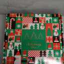 5 Ft Tinsel Christmas Tree with Timer 4 Modes 60 Warm White & Multi Color Change Lights 25 Ball Ornaments 3D Star Battery Operated Pop Up Artificial Tree Xmas Decoration Home Decor (Green)