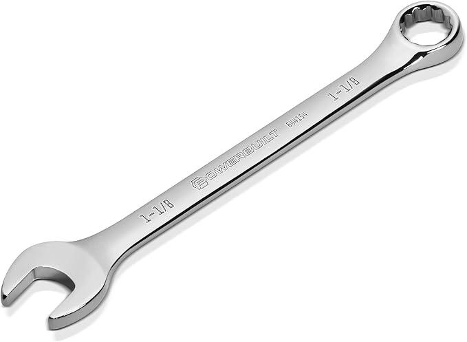 Husky 1-1/8 in. 12-Point SAE Full Polish Combination Wrench HCW118-05