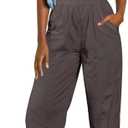 ReachMe Womens Running Onesie Athletic Romper Pants Hiking Outfits One Piece Workout Jumpsuits with Pockets (Medium, Charcoal Grey)