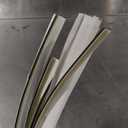 M-D Building Products 91396 96 in. White Vinyl-Coated Foam Top and Sides Door Seal for Doors with Kerf/Channel