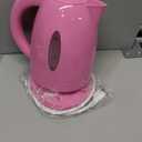 OVENTE Electric Kettle, 1.7L Fast Boiling Water Heater for Coffee or Tea, BPA Free with Water Level Gauge, Auto Shut-Off, Boil-Dry Protection, Indicator Light and Removable Filter, Pink KP72P