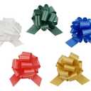 10 Pack 24x30 Clear Cello Bags + Pull Bows