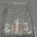 Mens Striped Sweatpants Baggy Wide Leg Casual Pants Loose fit with Elastic Waist and Pockets Light Gray (Gray, S)