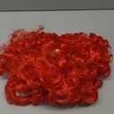 ANOGOL Hair Cap+ Red Heart Bun Beehive Wigs for Red Queen Wig Women Prestyled Short Curly Red Wigs for Anime Synthetic Hair for Heart Queen Costume Cosplay Movie Halloween Party