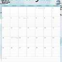 GuassLee Large Wall Calendar 2026-2027,24-Month Vertical Wall Calendar Runs from Jan. 2026 to Dec. 2027, 22"x15" Hanging Monthly Planner with Thick Paper Watercolor Design for Easy Organizing