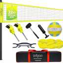 Zdgao 32FT Outdoor&Portable Volleyball Net-Adjustable Thick Dia Poles
Completed Set;Easy Setup&Carry;Good for Backyard&Outdoor sites-Park/Beach/Grass/Lawn;32FT Official Size;Durable Materials