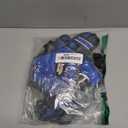 Black Rhino - The Comfort Dog Harness with Mesh Padded Vest for Small - Large Breeds | Adjustable | Reflective | 2 Leash Attachments on Chest & Back - Neoprene Padded Training Handle (Large, Blue/ Gr)