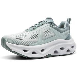 NORTIV 8 Women's Cushioning Walking Shoes Non Slip Breathable Comfortable Workout Running Tennis Jogging Gym Athletic Move Propel Fashion Sneakers (7, Light Green)