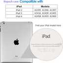 Kepuch 2 Pack Tempered Glass Screen Protector for iPad 2, 3, 4 9.7"