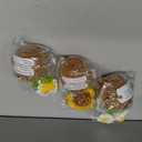 Geelin 6 Sets Positive Employee Appreciation Mini Crochet Flower Potted Doll with Card Emotional Rose Daisy Crochet Support Thank You Plants May You Positive Gift for Women Coworker Employee Teacher