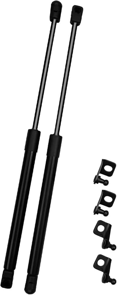 2 Pcs Hood Lift Support Fit for Chevy Colorado/Canyon GMC 2023 2024, Carbon Steel Hood Shock Gas Springs Shocks with Mounting Bracket