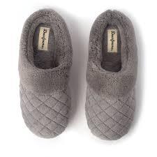 Dearfoams Libby Women's Quilted Terry Clog Slippers,  US 7-8