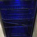 EUHOMY 4.5 Cu.ft Beverage Refrigerator and Cooler, 145 Can Mini fridge with Glass Door for Soda Beer, Small Drink Dispenser with Digital Adjustable Thermostat for Home Office Bar (Silver)