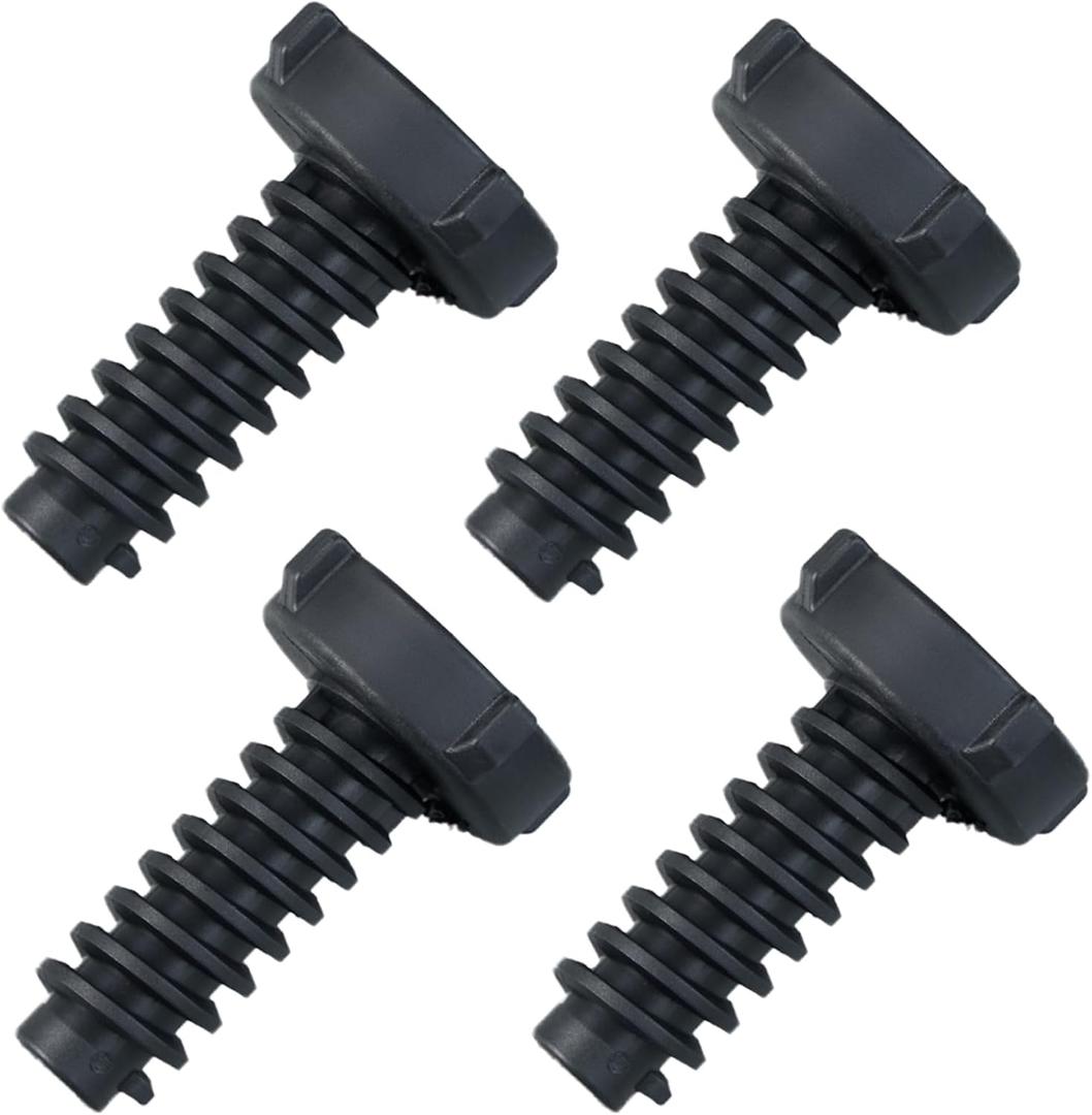 Upgraded DC61-01722B Leveling Leg Replacement Parts for Samsung Washer Adjustable Leg Pedestal Feet WA45K7600AW/AA WA52J8060AW/A2 Samsung Washer Feet Rubber Pad Leveler Leg Bottom Foot