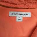 Amazon Essentials Women's Sherpa Long-Sleeve Mock Neck Full-Zip Jacket with Woven Trim Pink Brown Size XXL