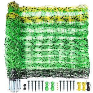 PPOLB Electric Poultry Fence Netting - 164'L x 47.5" H, Portable Movable Nets Mesh for Chickens, Ducks, Geese, Rabbits, Electric Fencing for Backyards, Homesteaders, Farms Ranches, and Gardens