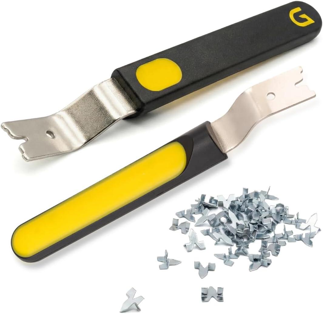 NORTHLINE Glazier Point Driver with Magnetic Head Framing Tool for Picture Frame Hardware & Window Glazing, Includes Glazier Points