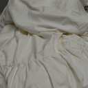 Lush Decor Ruffle Skirt Bedspread Set - 3-Piece Luxurious Farmhouse Bedding - Elegant Ruffle Detail - Timeless Style - Soft Lightweight Sheets - Queen, Ivory