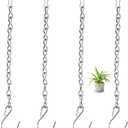 Hanging Chains with Clip and Hook 14 pcs Replacement Set of Hanging Basket Metal Chains for Bird Feeders Planters Lanterns 