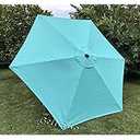 Replacement SAGE GREEN STRONG & THICK Umbrella Canopy for 9ft 6 Ribs (Canopy Only)