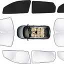 8pcs Car Window Shades for Hyundai Tucson 2016-2021 (Not 2022 Tucson) Accessories,Windshield Side Rear Full Sunshade,Sun Visor UV Blocking, Privacy Protection and Blackout for Camping Outdoor