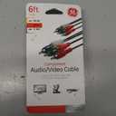 GE Component Audio and Video Cable - Black