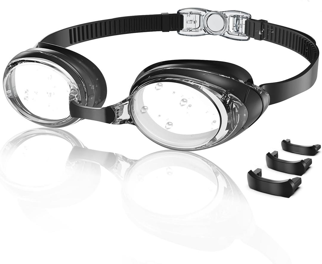 Aegend Flat Lens Swim Goggles, Anti-Fog Swimming Goggles, No Leak Anti-UV Pool Goggles for Adult Men Women Youth