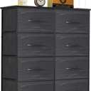 8-Drawer Dresser for Bedroom, Anti-Tip Tall Storage Organizer