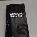 Stainless Steel Thermo 500ml/16.9oz Vacuum Insulated Bottle with Cup for Coffee Hot drink and Cold drink water flask.(Gray,Set)