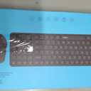 Rapoo Wireless Keyboard and Mouse Combo, Blade-Series E9310M 99-Key Ultra-Thin Keyboard and M300G Silent Mouse, Support 4 Devices, Quiet, Compact, Battery Powered, for Windows/Mac/Linux/Chrome