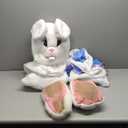Amscan White Easter Bunny Costume - Includes: Headpiece, Shirt, Pants, 2 Shoe Covers & 2 Gloves (1 Set) | Perfect For Festive Celebrations & Memorable Photo Ops