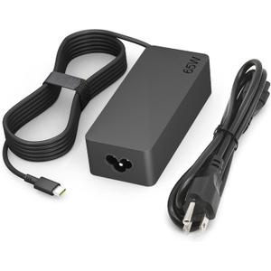 Charger for Lenovo Thinkpad/ Yoga/ Chromebook Laptop Computer 65W 45W USB C Fast Power Adapter
