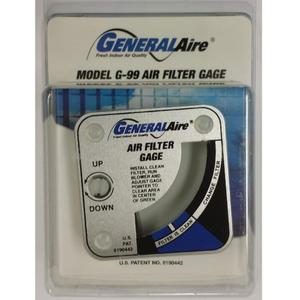 General Aire G99 Media Air Cleaner Filter Gauge