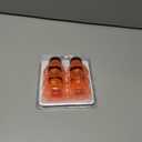 Reusable Soda Can Lids - 6-Pack Spill-Proof, Snap-On Covers for Freshness and Protection, Orange Can Toppers Set of 6