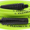 Flexzilla Air Hose, 3/8 in. x 25 ft., 1/4 in. MNPT Fittings, Heavy Duty, Lightweight, Hybrid, ZillaGreen - HFZ3825YW2