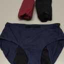 INNERSY Heavy Flow Period Underwear for Women Teens, Leak-Proof Menstrual Cotton Protective Hipster Panties 3-Pack (X-Small)