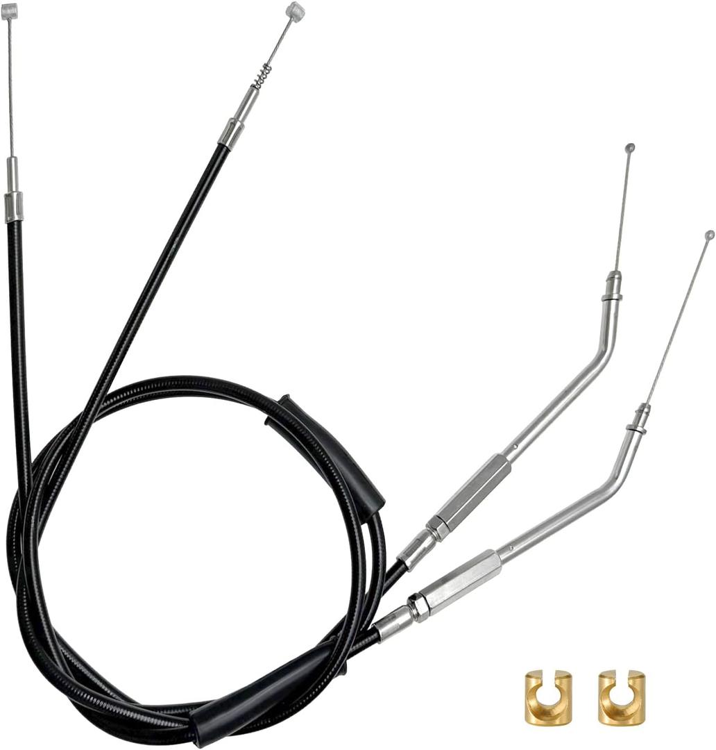 Motorcycle Throttle Cable Fit for Harley Sportster Iron XL 883 1200 X48 72 Dyna Softail Road King (39.3 inch)