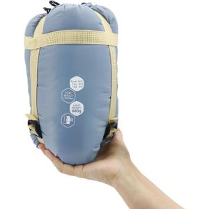 NewDoar Ultralight Backpacking Sleeping Bag - 50-70F, 1.5lbs, Waterproof & Machine Washable, 2-Way Zipper for Teens,Couples,Women,Men Compact for Hiking/Camping (M/L Sizes)