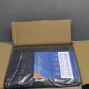 5x7 Washable Rugs Non Slip Minimalist Area Rug for Bedroom Soft Low Pile Solid Color Large Bedroom Throw Carpet Stain Resistant Classic Neutral Area Rug Plain Boho Rugs for Kitchen Nursery, Black