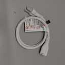 Amazon Basics Extension Cord, 3 Ft, 3-Prong Outlet Extender, Indoor Use, 13 Amps, 125V, White