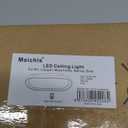 12V RV 13inch Super Slim LED Pendant Ceiling Light Fixture, 12V RV Interior Light Fixture with On&Off Switch, 12Volt Ceiling Mount Ceiling Fixture, Dimmable, 4000K for Motorhome Camper Trailer (Oval Shape)