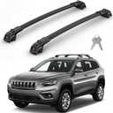 330Lbs Roof Rack Cross Bars Compatible with Jeep Cherokee 2014-2023, Heavy Duty Top-Mount Aluminum Roof Rails Crossbars Rooftop Luggage Racks Cargo Carrier