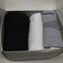 FITRELL 3 Pairs Compression Socks for Women and Men 20-30mmHg-Circulation Support Socks (Large-X-Large, Black+white+grey)